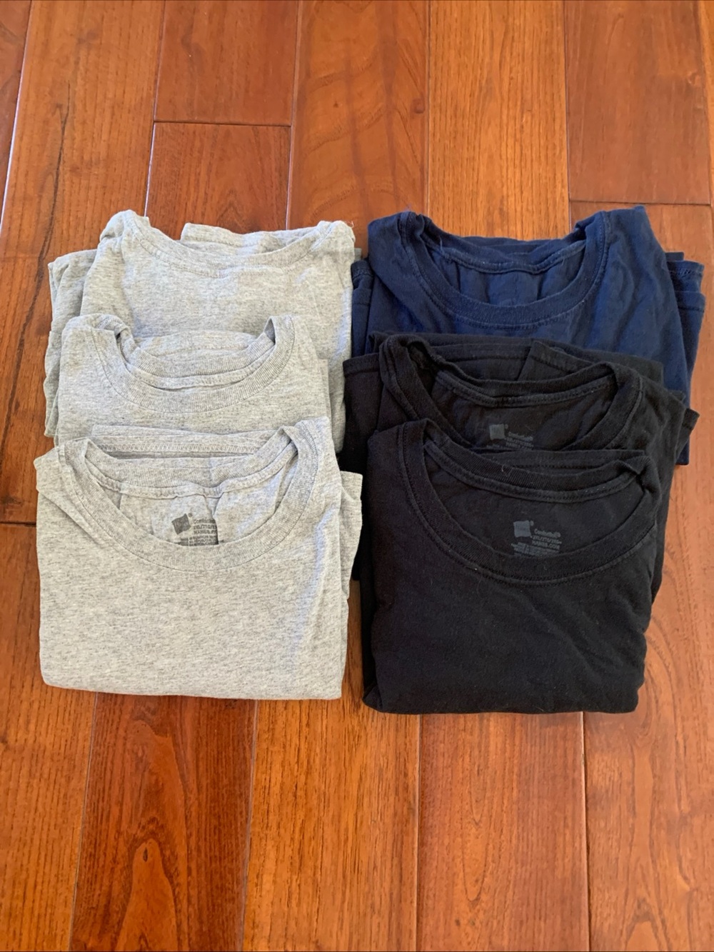 Hanes T-Shirt 6-Pack Mens 2XL Lot ComfortSoft TAGLESS Crewneck Short Sleeve Tee